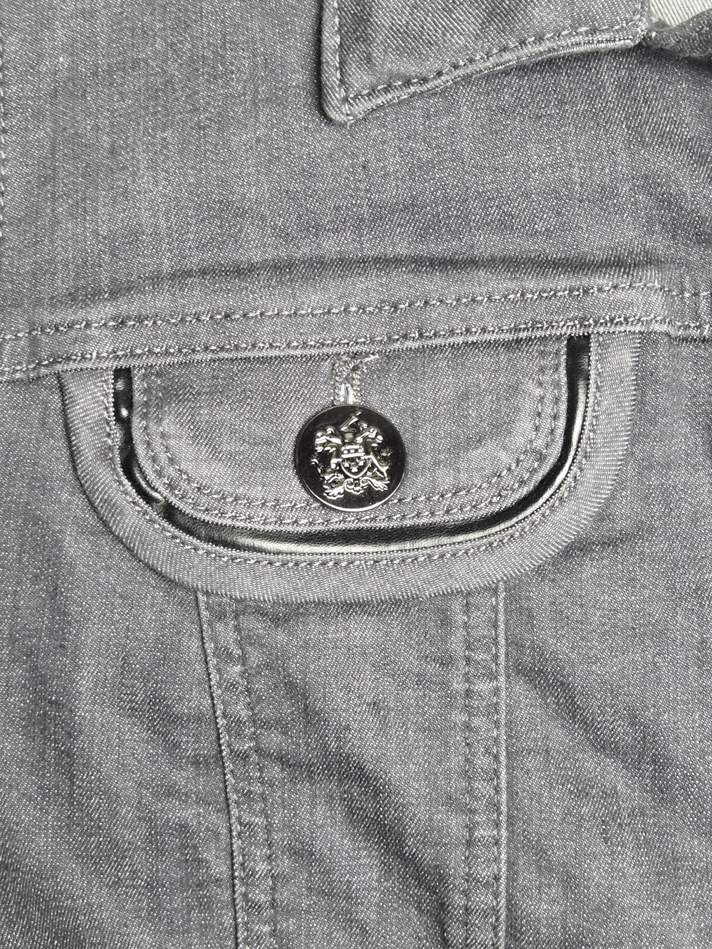 White House Black Market Gray Peplum Blazer - Picture 5 of 14